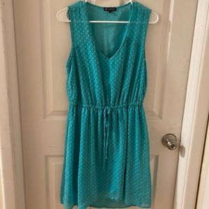 Teal BeBop Midi Dress